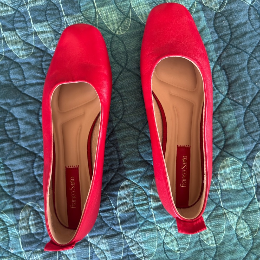 Franco Sarto Vibrant Red Loafers